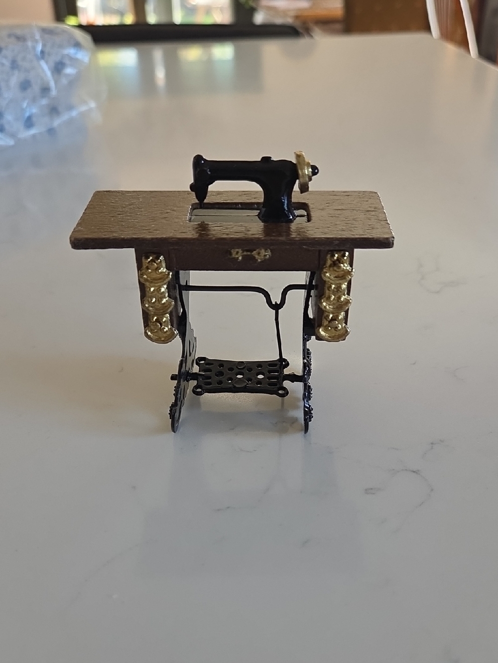 Vintage Chadwick Miller Minature Old Fashion Sewing Machine Doll House